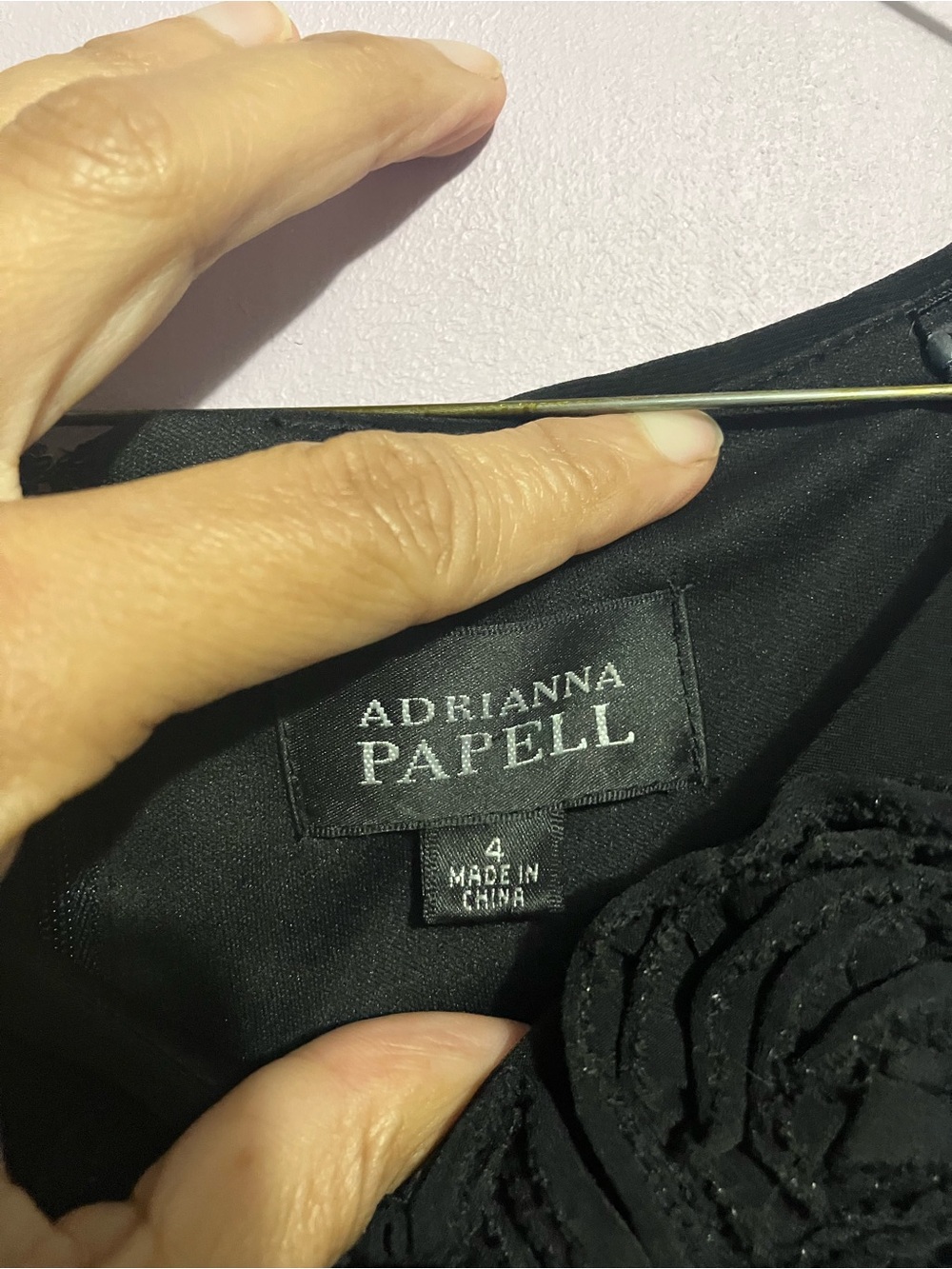 Adrianna Papell black dress - Picture 7 of 8